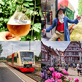 Bierverkostung in der Räuberbahn