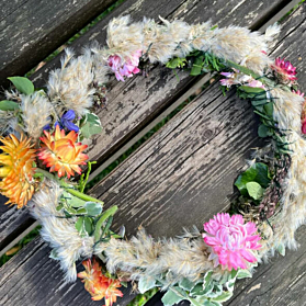 Frühjahrskränze binden und Kaffeeklatsch